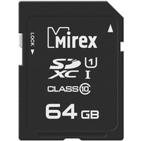 Карта памяти Mirex SDXC 13611-SD10CD64 64GB