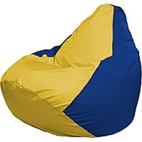 Кресло-мешок Flagman Груша Медиум Г1.1-254 (жёлтый/синий)