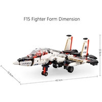 Конструктор CaDa F15 EagleBot радиоуправляемый робот-самолёт 2 в 1 C51030W