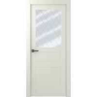 Межкомнатная дверь Belwooddoors Инари 80 см (стекло, эмаль, жемчуг/мателюкс 39)