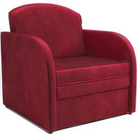 Кресло-кровать Мебель-АРС Малютка (бархат, красный Star Velvet 3 Dark Red)