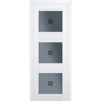 Межкомнатная дверь ProfilDoors Классика 4U R 60x200 (аляска/графит с прозрачным фьюзингом)