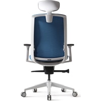 Кресло Bestuhl J1G120L (белая крестовина, синий)