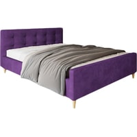 Кровать Craftmebel Pinko 200x160 (вельвет, фиолетовый)
