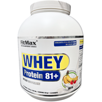 Протеин сывороточный (изолят) Fitmax Whey Protein 81+ (2250г, банан/малина)
