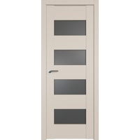 Межкомнатная дверь ProfilDoors 46U L 40x200 (санд/стекло графит)