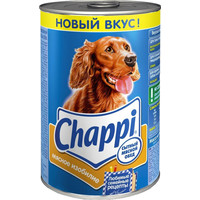 Консервированный корм для собак Chappi Мясное изобилие 0.4 кг