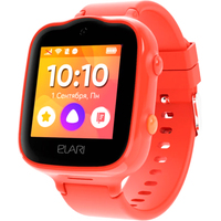 Детские умные часы Elari KidPhone 4G Bubble (красный)