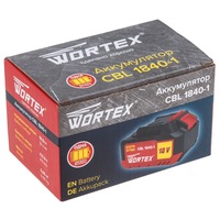 Аккумулятор Wortex CBL 1840-1 0329187 (18В/4 Ah) в Барановичах