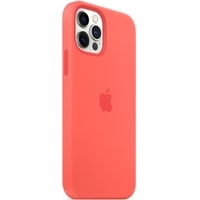 Чехол для телефона Apple MagSafe Silicone Case для iPhone 12/12 Pro (розовый цитрус)