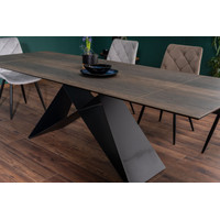 Кухонный стол Signal Westin ceramic WESTINBRC160 (эффект дерева/черный матовый)