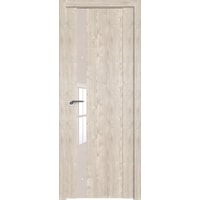 Межкомнатная дверь ProfilDoors 62XN L 80x200 (каштан светлый/стекло перламутровый лак)