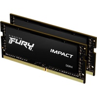 Оперативная память Kingston FURY Impact 2x16GB DDR4 SODIMM PC4-21300 KF426S15IB1K2/32