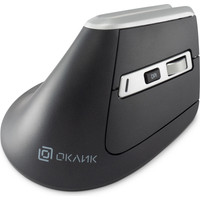 Вертикальная мышь Oklick 991MW (черный)