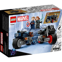 Конструктор LEGO Marvel Super Heroes 76260 Черная вдова и Капитан Америка на мотоциклах