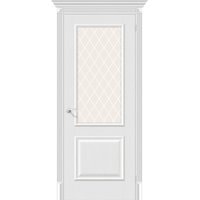 Межкомнатная дверь el'Porta Классико-13 80x200 (Virgin White Crystal)