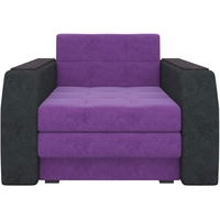 Кресло-кровать Mebelico Атланта 58744 (фиолетовый/черный)