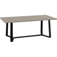 Кухонный стол TMB Loft Мейсон Дуб 1500x600 40 мм (графит)
