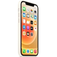Чехол для телефона Apple MagSafe Silicone Case для iPhone 12/12 Pro (белый)