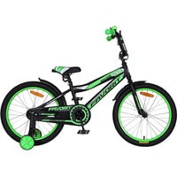 Детский велосипед Favorit Biker 20 2020 (черный/зеленый)
