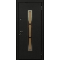 Металлическая дверь Стальная Линия Норвегия для дома 80У (черно-серый/белый)