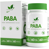 Витамины, минералы NaturalSupp Парааминобензойная кислота (PABA), 60 капсул
