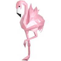 PaperCraft PAPERRAZ Фламинго Инга