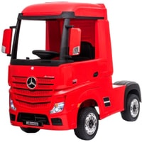 Электромобиль RiverToys Mercedes-Benz Actros 4WD HL358 с прицепом (красный)