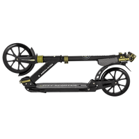 Двухколесный подростковый самокат Tech Team City Scooter 2022 (черный/серый)