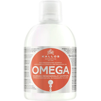 Шампунь Kallos Cosmetics KJMN Omega с комплексом Омега-6 и маслом макадамии восстанавливающий 1 л