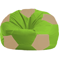 Кресло-мешок Flagman Мяч Стандарт М1.1-162 (салатовый/светло-бежевый)