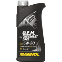 Моторное масло Mannol O.E.M. for chevrolet opel 5W-30 1л