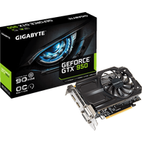 Видеокарта Gigabyte GeForce GTX 950 2GB GDDR5 (GV-N950OC-2GD)