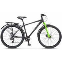 Велосипед Stels Navigator 700 MD 27.5 р.17.5 Z010 Курьер 2024 (черный матовый)