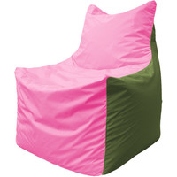 Кресло-мешок Flagman Фокс Ф2.1-198 (розовый/оливковый)