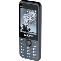 Кнопочный телефон Maxvi P12 (маренго)