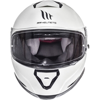 Мотошлем MT Helmets Thunder 3 SV Solid Gloss (XS, белый)