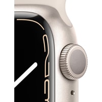 Умные часы Apple Watch Series 7 41 мм (сияющая звезда/сияющая звезда спортивный)
