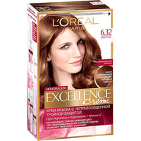 Крем-краска для волос L'Oreal Excellence 6.32 Золотистый темно-русый