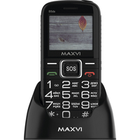 Кнопочный телефон Maxvi B5ds (черный)