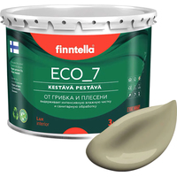 Краска Finntella Eco 7 Wai F-09-2-3-FL023 2.7 л (серо-зеленый)