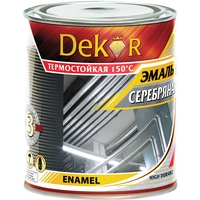 Эмаль Dekor ПФ-115 (серебряный, 0.8 кг)