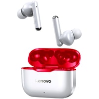 Наушники Lenovo LivePods LP1 (белый/красный)