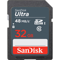 Карта памяти SanDisk Ultra SDHC Class10 32GB [SDSDUNB-032G-GN3IN]