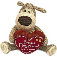 Классическая игрушка Boofle Собачка с сердцем Bestest Boyfriend (20 см) [399625]