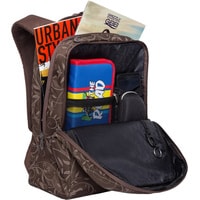 Городской рюкзак Grizzly RD-044-5/3 (шоколадный/орнамент)