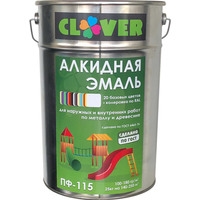 Эмаль Кловертекс Эмаль ПФ-115 (25 кг, красный)