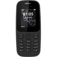 Кнопочный телефон Nokia 105 (2019) Single SIM TA-1203 (черный)