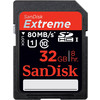 Карта памяти SanDisk Extreme SDHC UHS-I (Class 10) 32GB (SDSDX-032G-X46)
