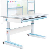 Ученический стол Anatomica Premium Granda Plus Armata (белый/голубой/светло-голубой)